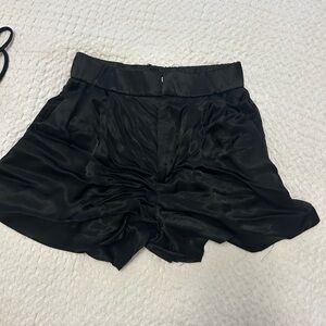 Zara silk shorts
